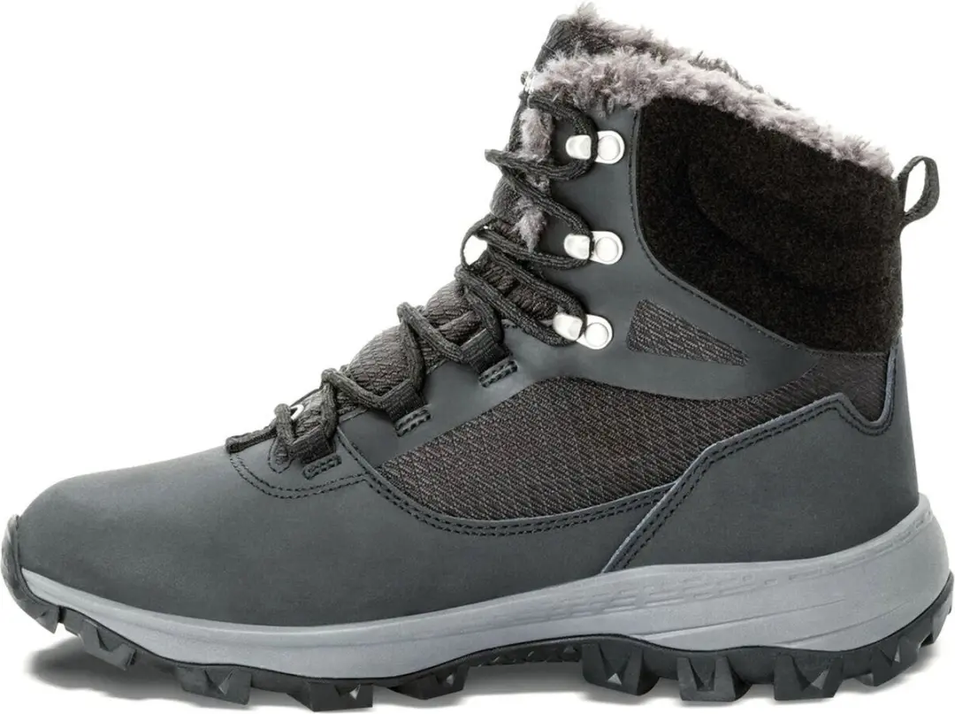 Jack Wolfskin Everquest Texapore High Snowboots Dames 37.5 - Grijs/Zwart
