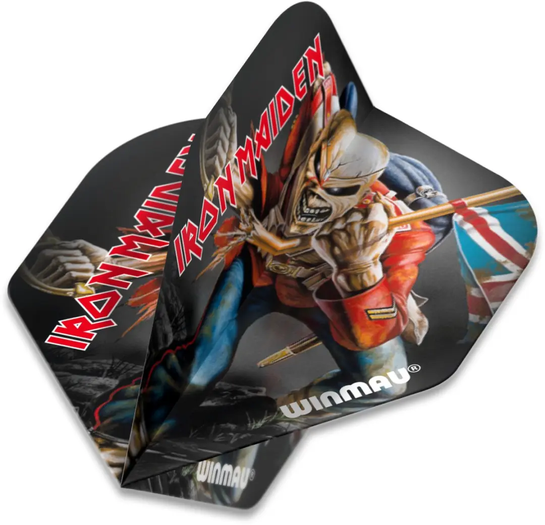 Winmau Rock Legends Iron Maiden Trooper Dart Flights - 3 Stuks - Multi