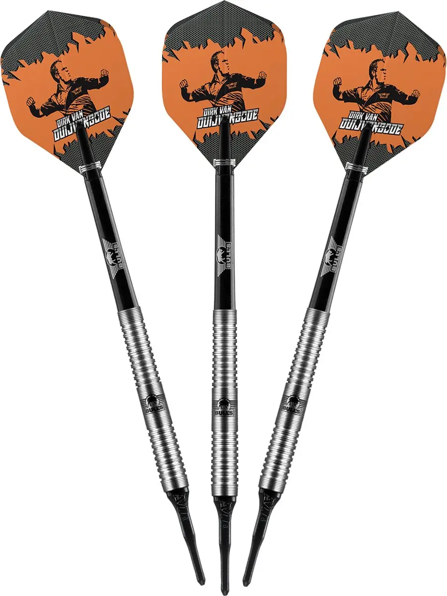 Bull's Dirk van Duijvenbode 90% Softtip Dartpijlen 18g