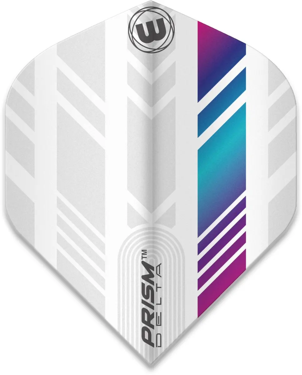 Winmau Prism Delta Extra Thick Dart Flights - 3 Stuks - Multi/Wit