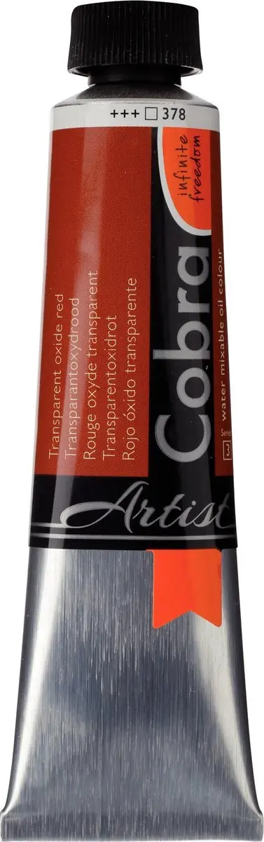 Cobra Artist Olieverf #378 Transparant Oxydrood 40ml