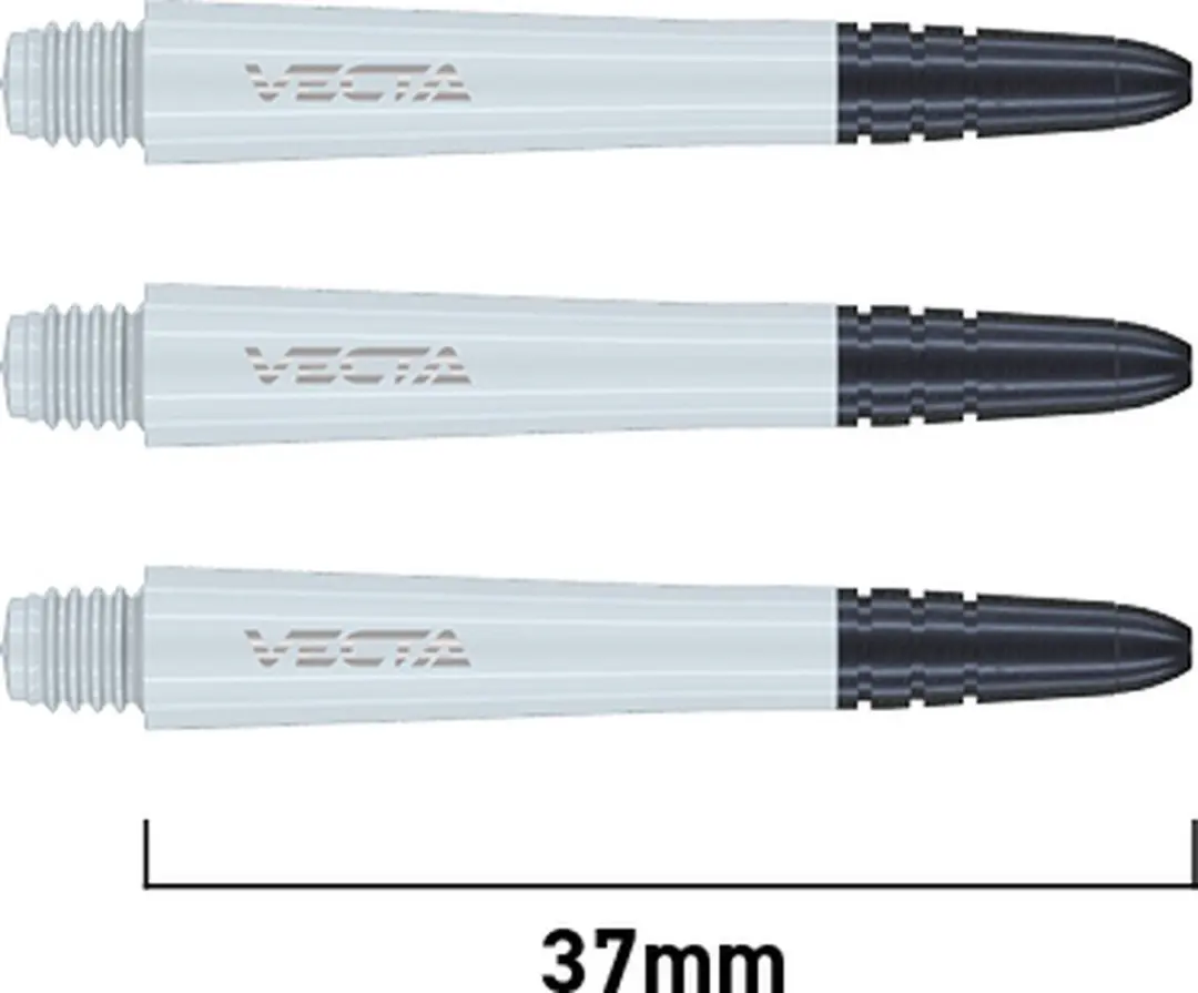 Winmau Vecta White Dart Shafts 3 Stuks