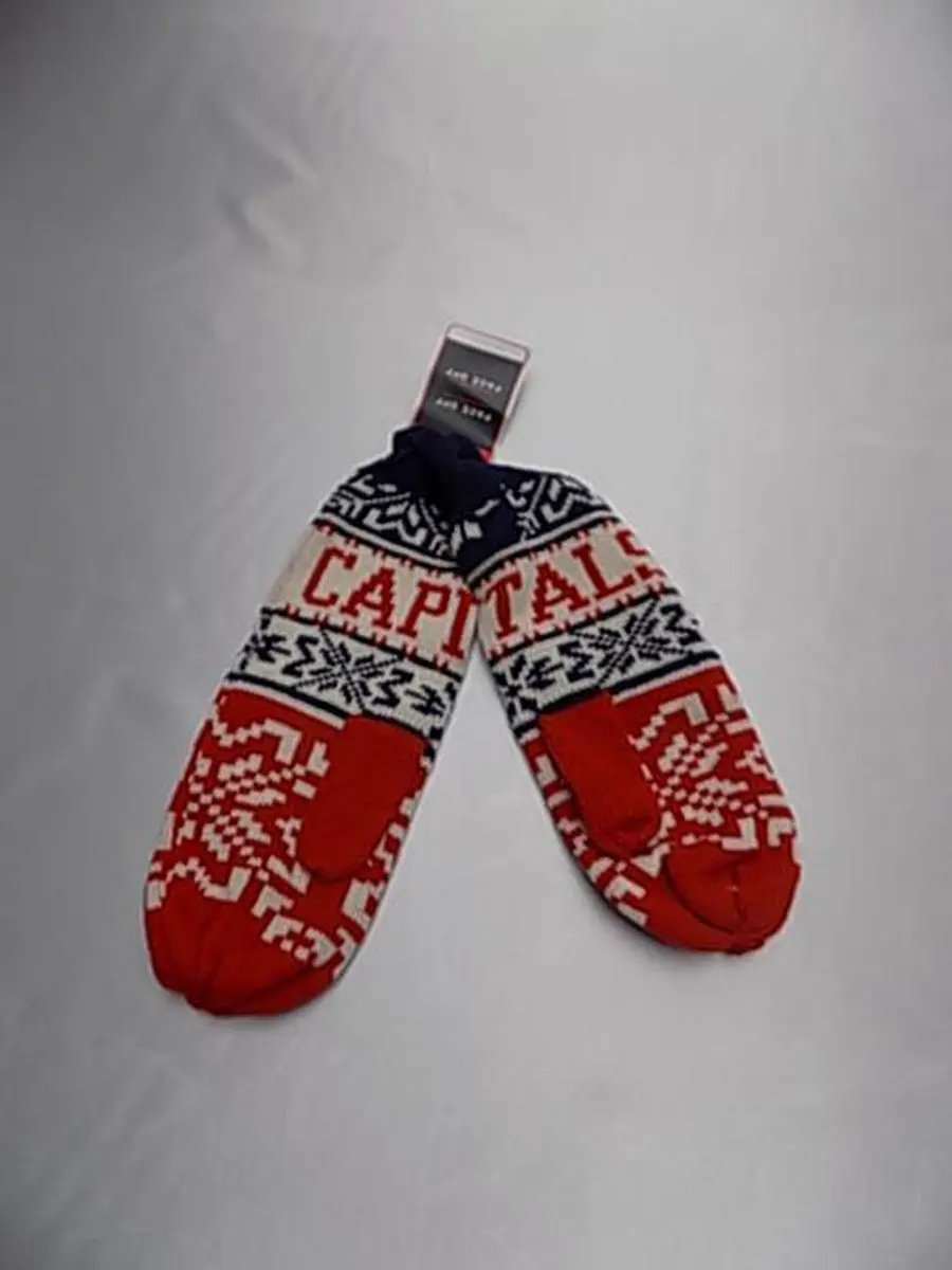 Reebok NHL Washington Capitals Wanten - One Size - Rood/Blauw/Wit
