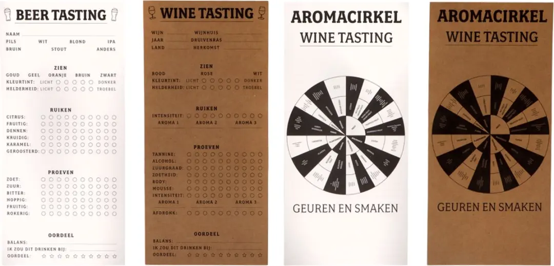 Senza Wijn en Bier Proefkaarten 13005 - 28 Spelers