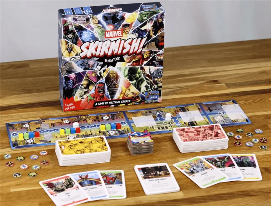 Asmodee Marvel Skirmish New York LOG0154 Strategisch Kaartspel