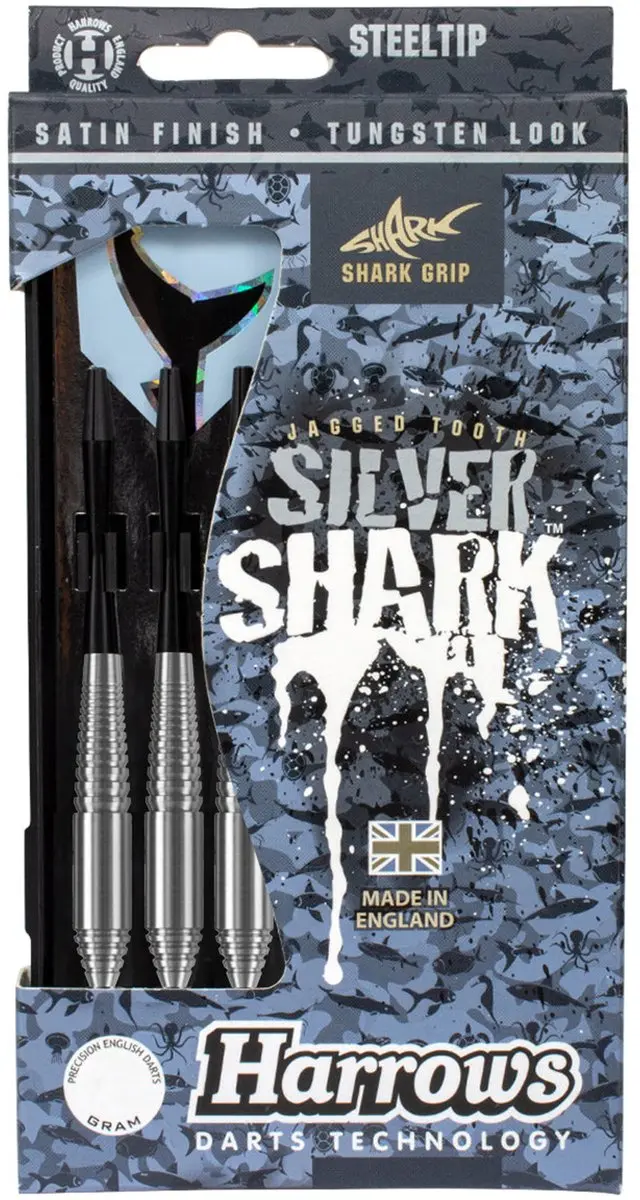Harrows Silver Shark 24Gr - 3 Stuks