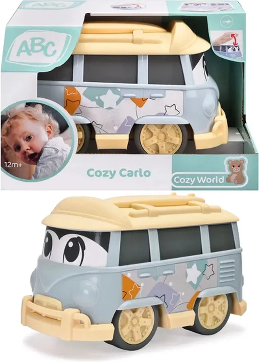 Dickie ABC Cozy Carlo Camper 204114015 - Multicolore