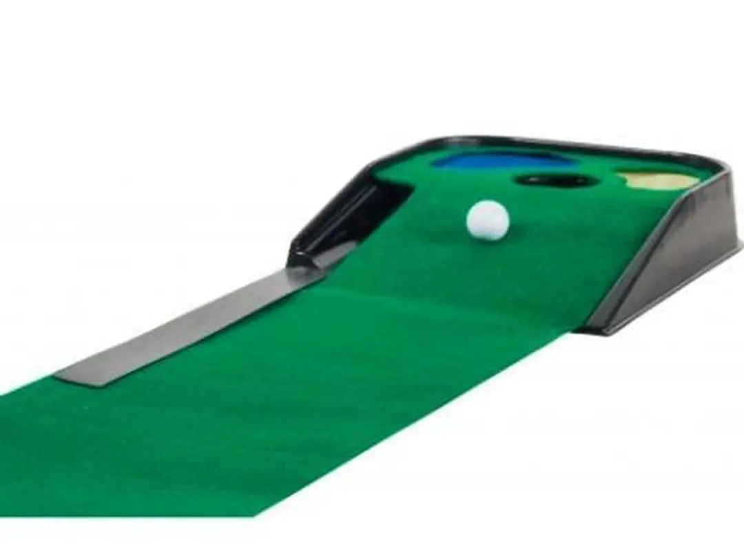 Legend Golf Hazard Puttingmat - Zwart-Groen