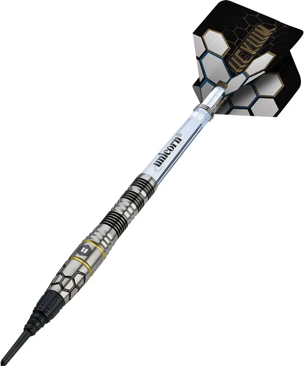 Unicorn Hexium 1 Black Gold 90% Darts - 3 Stuks