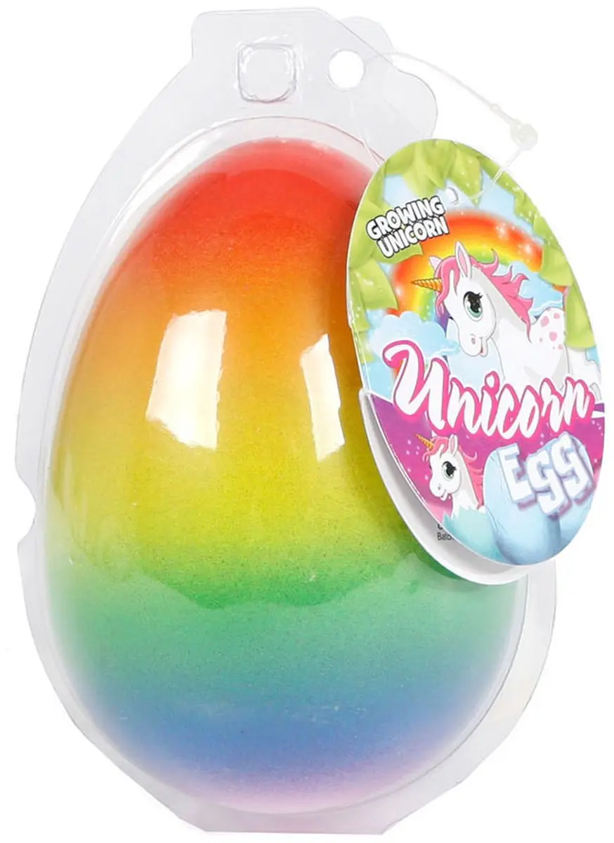 Unicorn Groei-ei Rainbow Meisjes 11cm