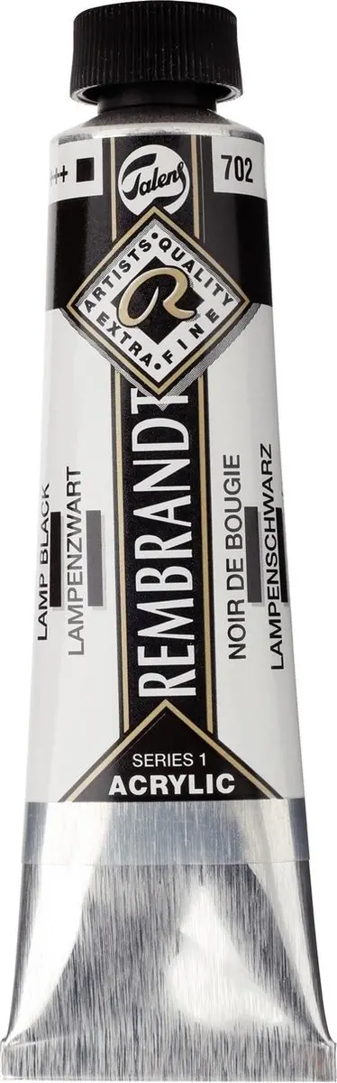 Rembrandt Acryl Verf Serie 1 Lamp Black 702