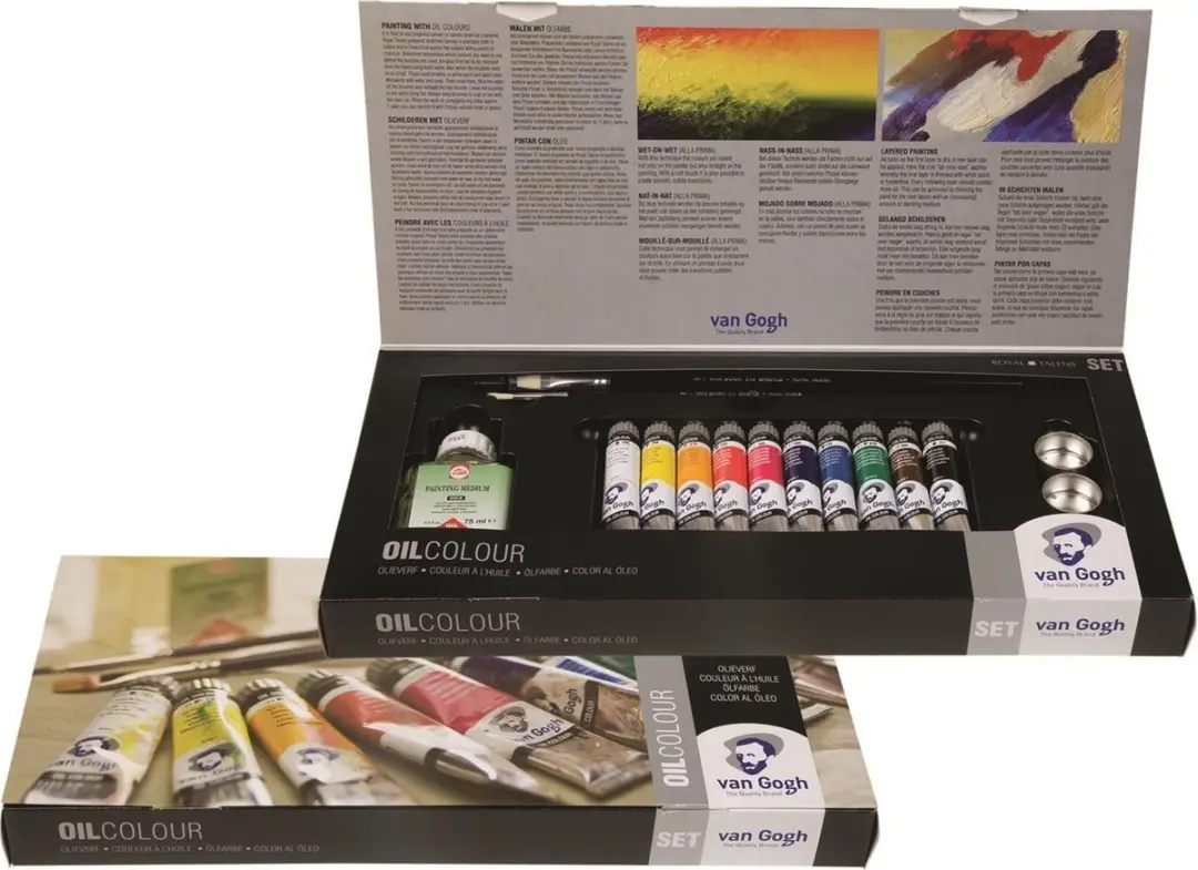 Van Gogh Olieverf Advanced Set 10x20ml - met accessoires