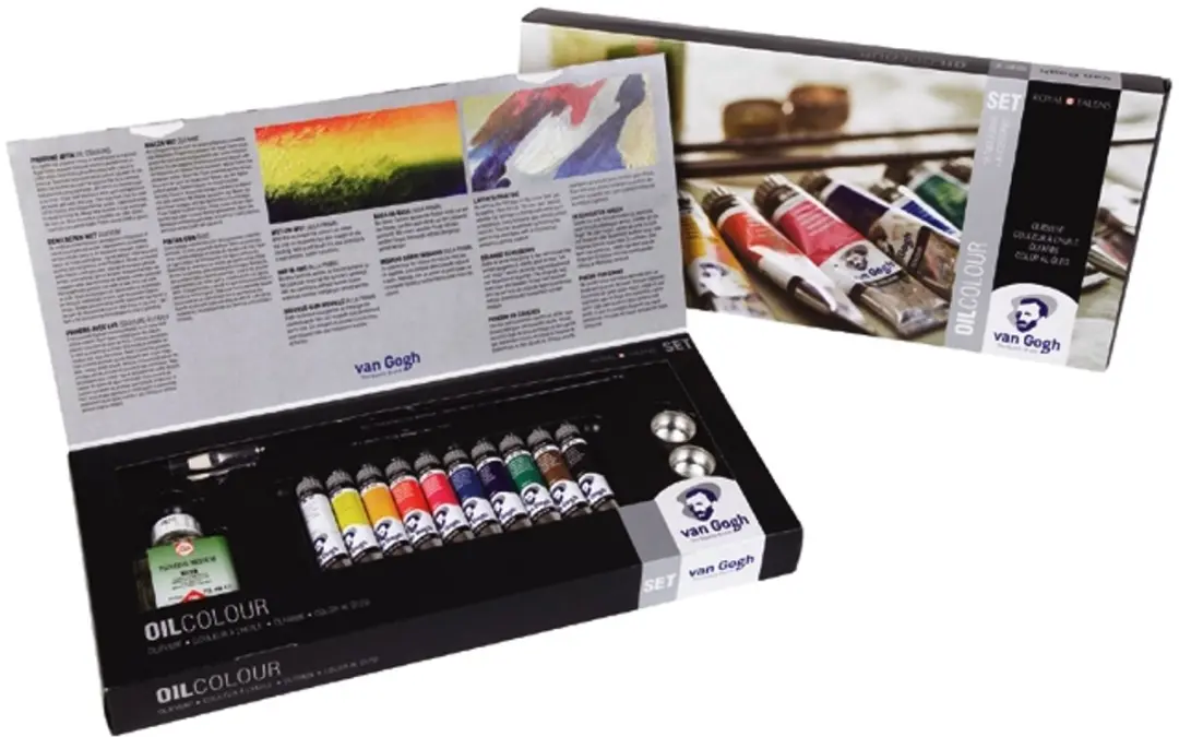 Van Gogh Olieverf Advanced Set 10x20ml - met accessoires