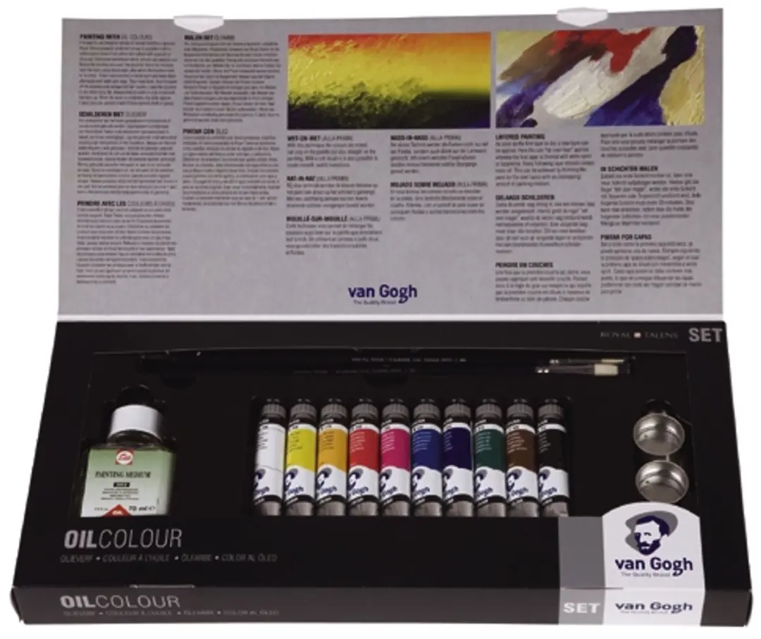 Van Gogh Olieverf Advanced Set 10x20ml - met accessoires