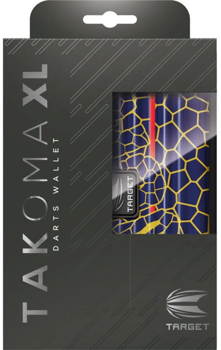 Target Takoma XL Josh Rock 2025 Dart Case - Blauw/Goud
