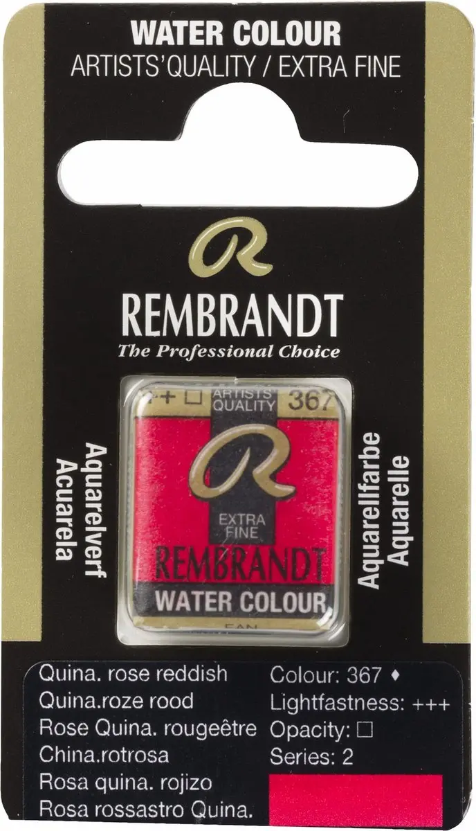 Rembrandt Waterverf Napjes Quinacridone Rose Reddish