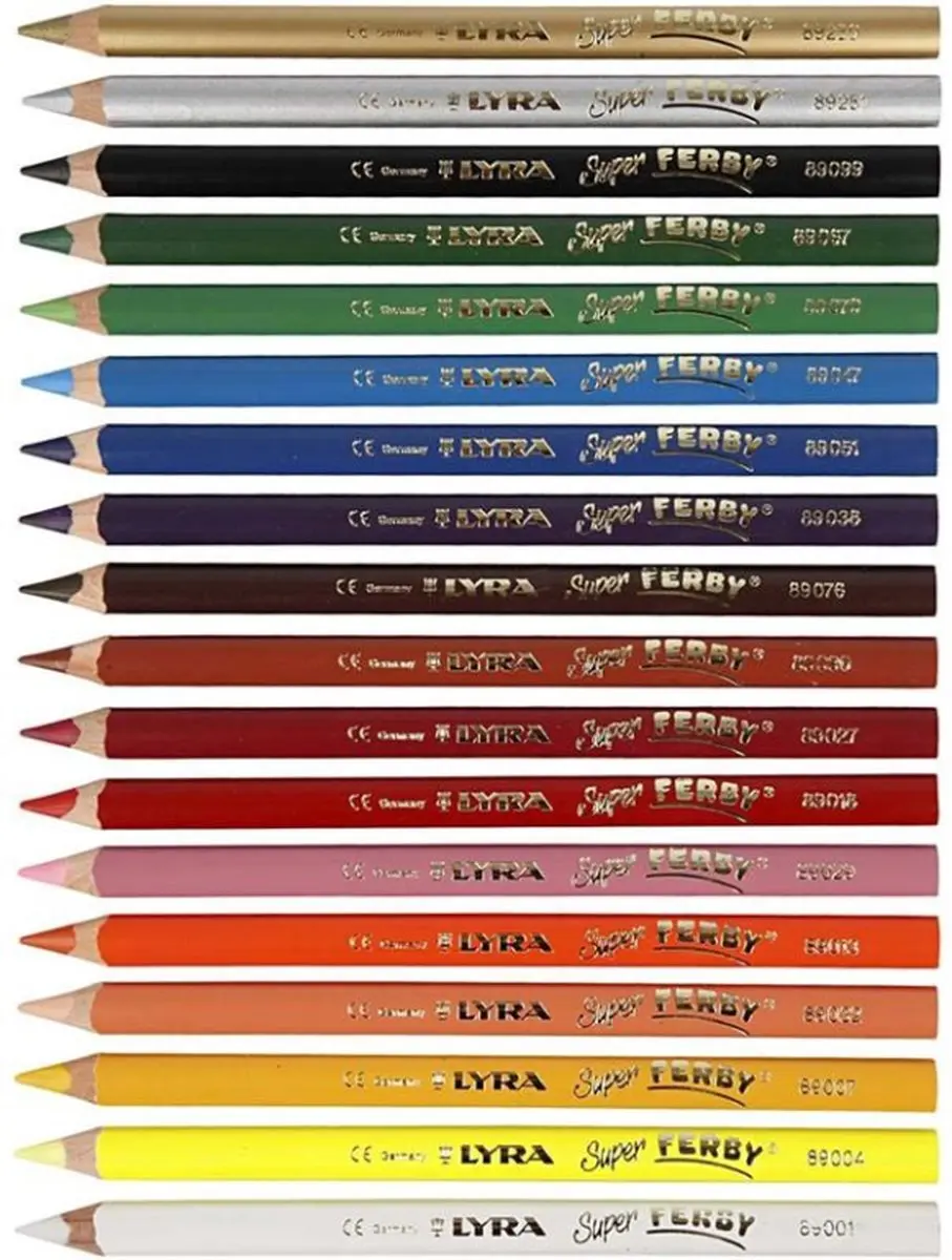 Lyra Super Ferby Metal Box M18 - Multicolor - 18 Stuks