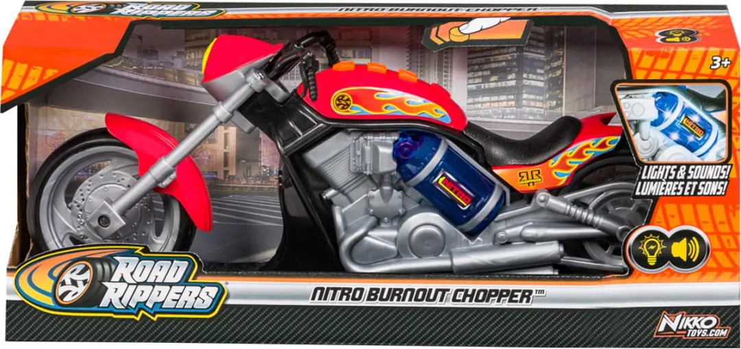 NIKKO Road Rippers Nitro Burnout Speelgoedmotor 28cm - Rood - MPN 20501