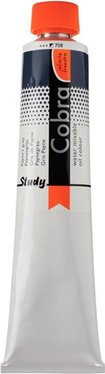 Cobra Study Water Vermengbare Olieverf Tube Paynesgrijs 200ml