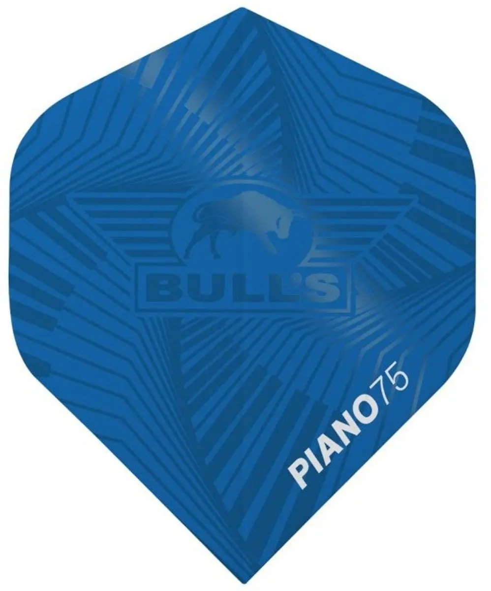 Bull's Flights Piano 75 nr.2 Blue - 15 Stuks