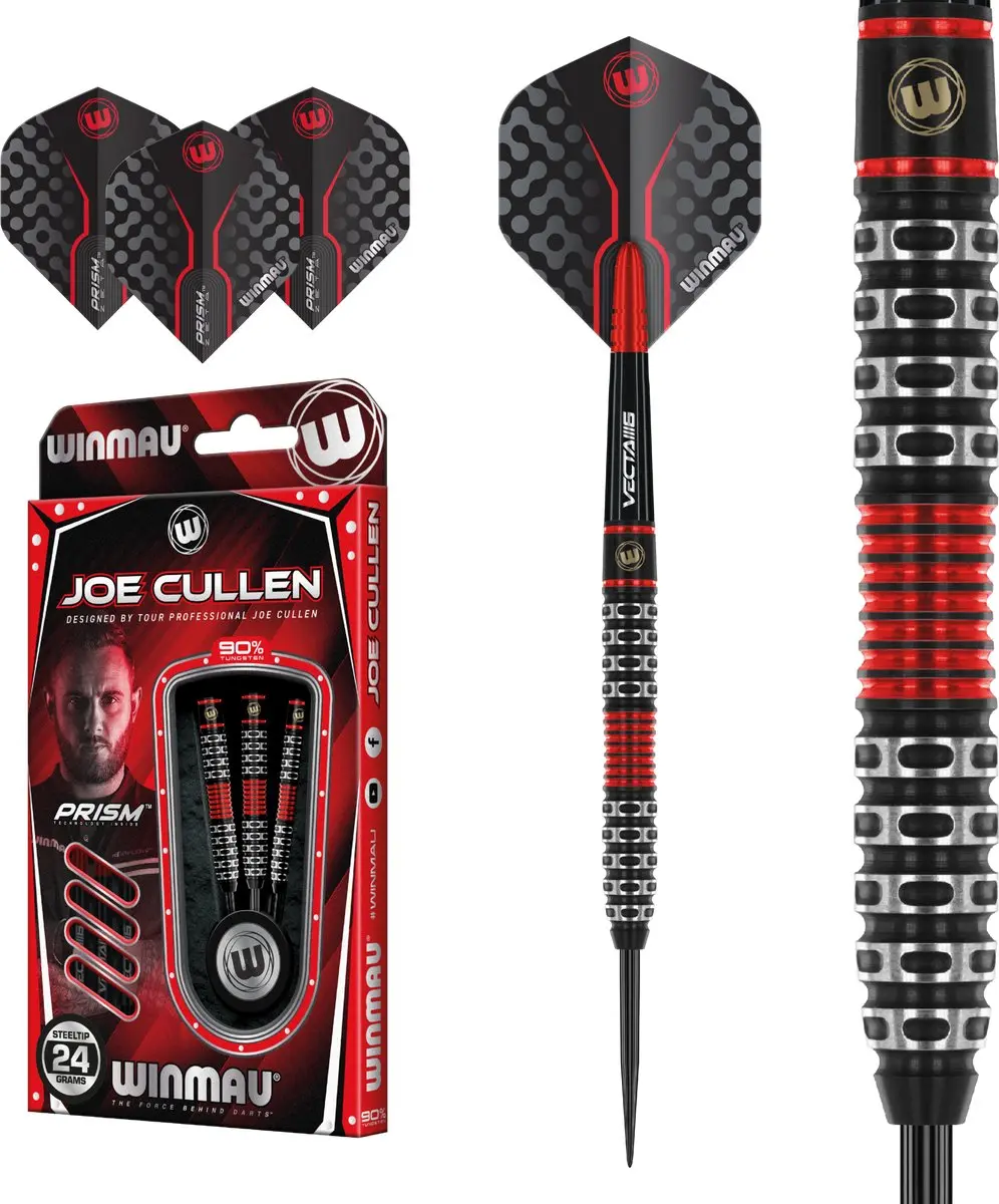 Winmau Joe Cullen Special Edition Dartpijlen 3 Stuks - 22