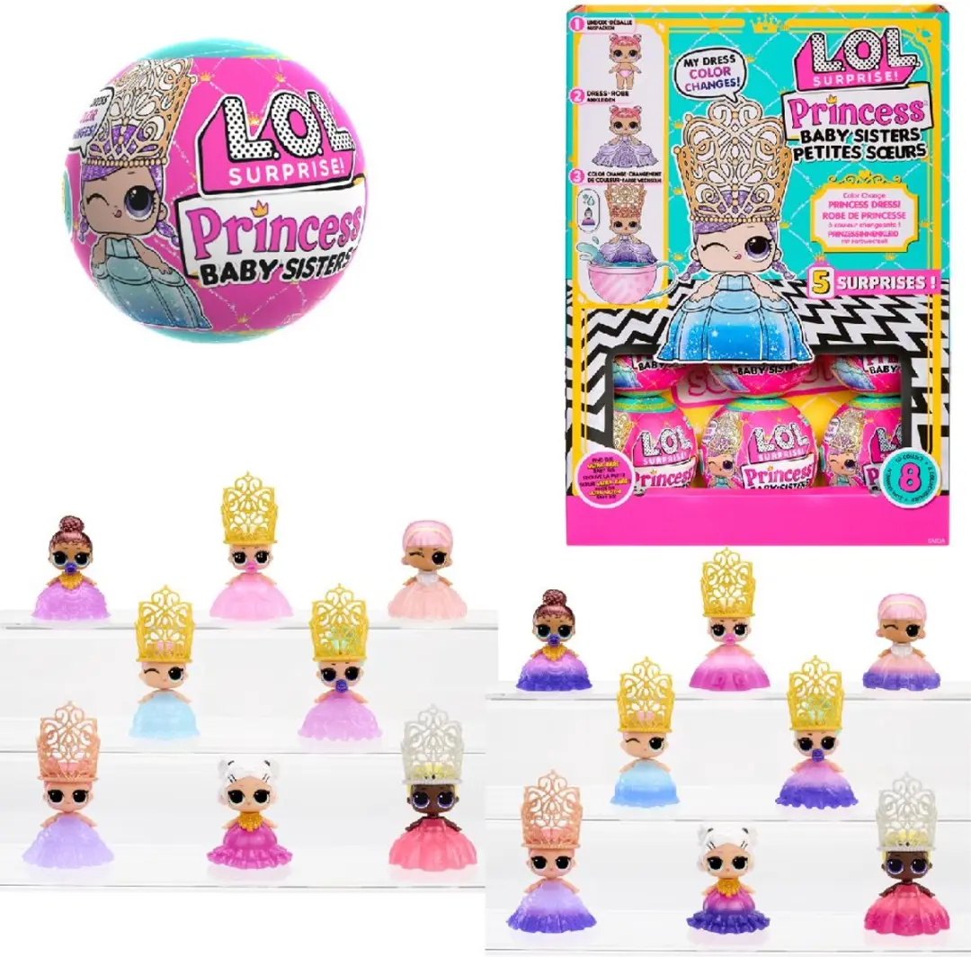 LOL Surprise! Princess Baby Sisters - Meerkleurig - afbeelding 6 van 6