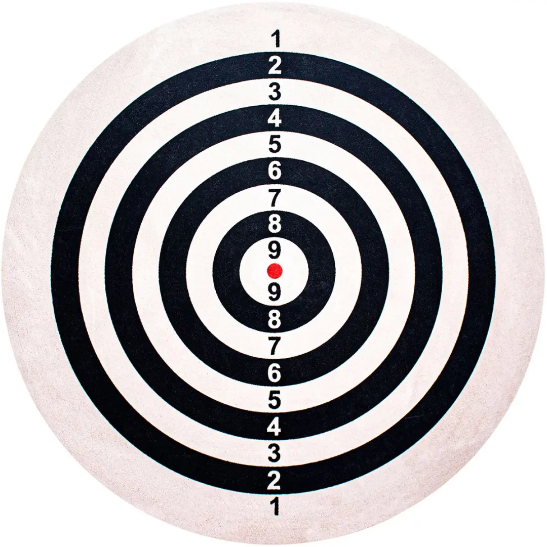 Bull's Bristol Flocked Dartboard - 45cm - 2x Stalen Darts Set
