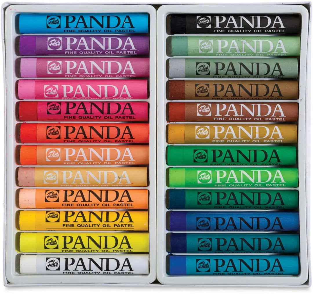 Talens Panda Oliepastels - 24 Kleuren