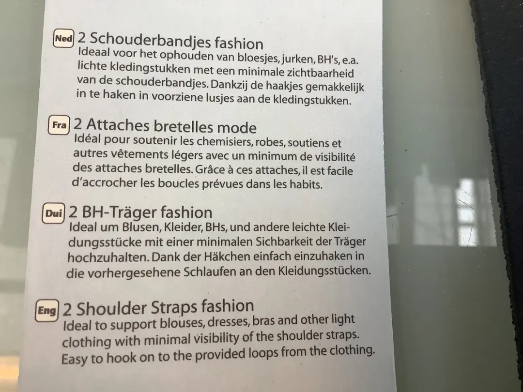 Sorbo Transparante Schouderbandjes