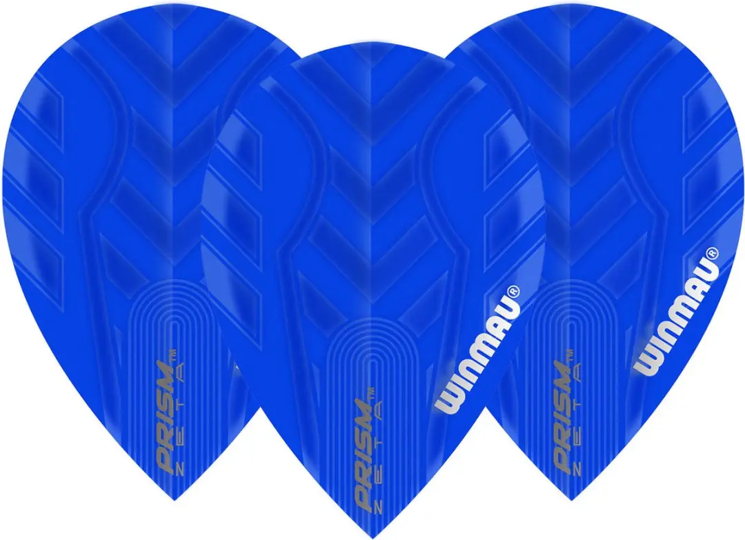 Winmau Prism Zeta Pear Dart Flights - Blauw