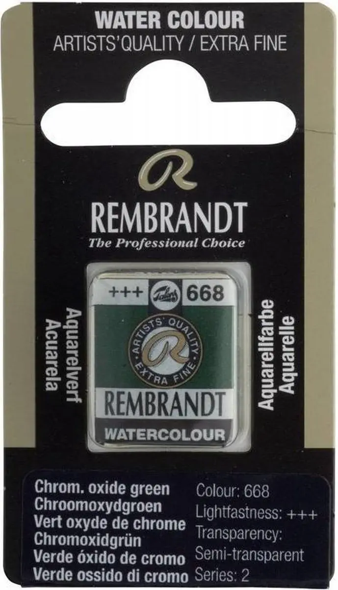 Rembrandt Waterverf Napje Chrom. Oxide Green 10g