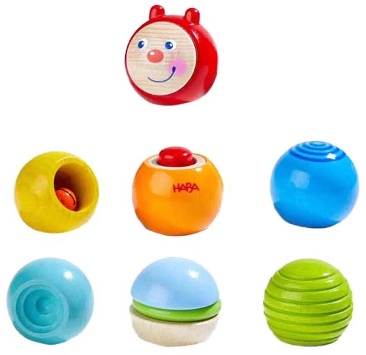 Haba Bouwstenen Rups - 2 Stuks - Multicolor