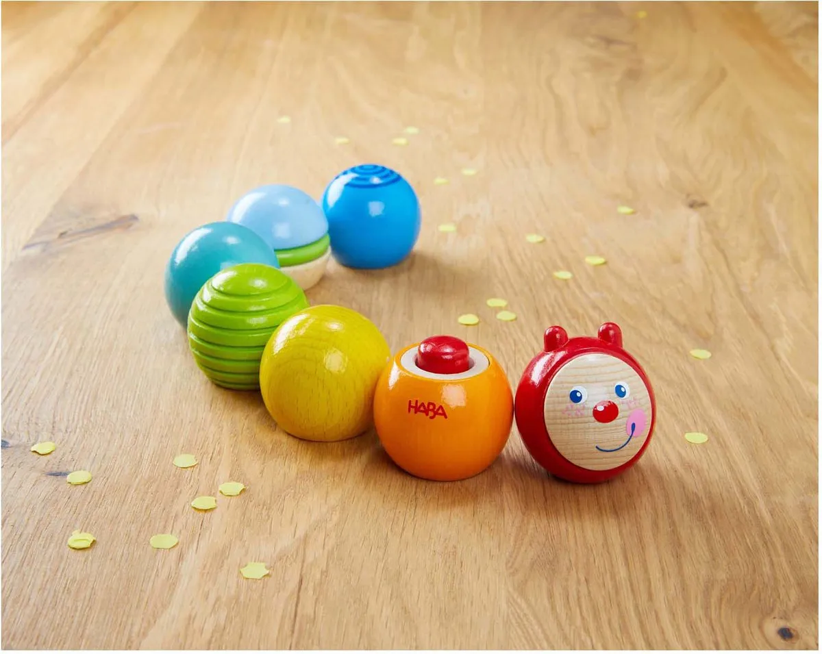 Haba Bouwstenen Rups - 2 Stuks - Multicolor