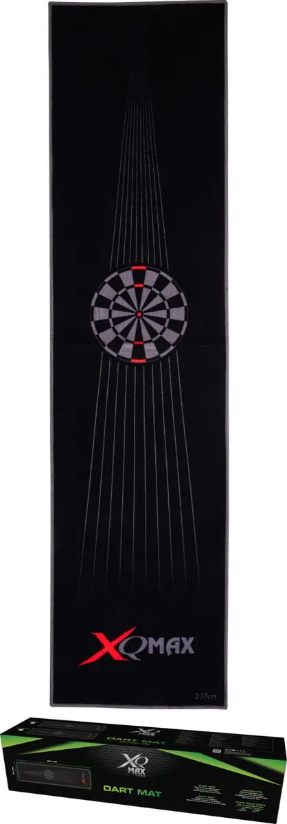 XQMax Carpet Dartmat QD2400070 - 237x80cm - Rood