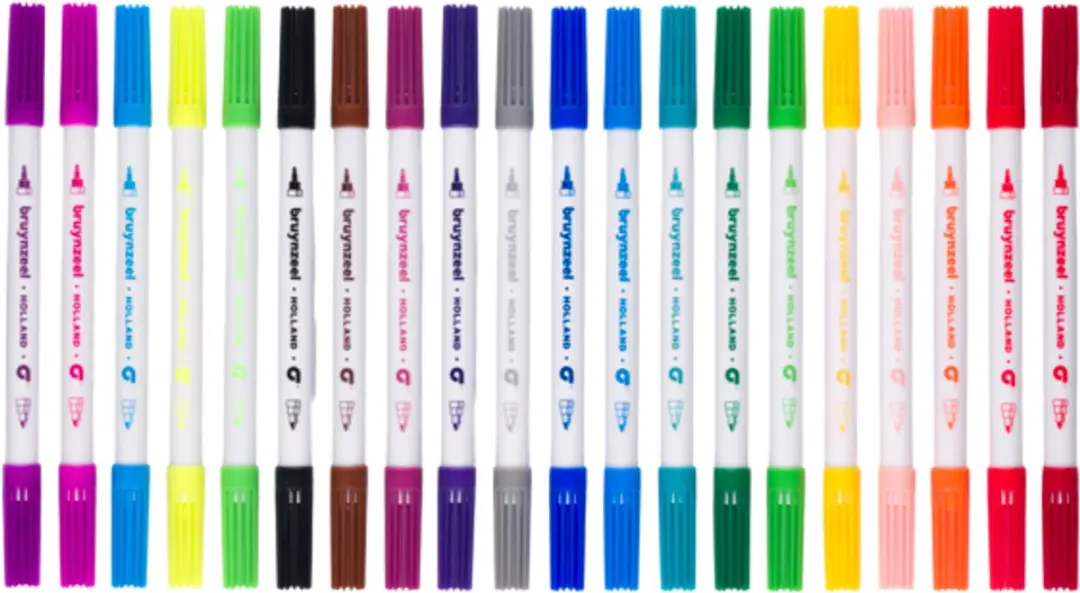 BRUYNZEEL Twin Point Stiften - 20 Stuks - Assorti