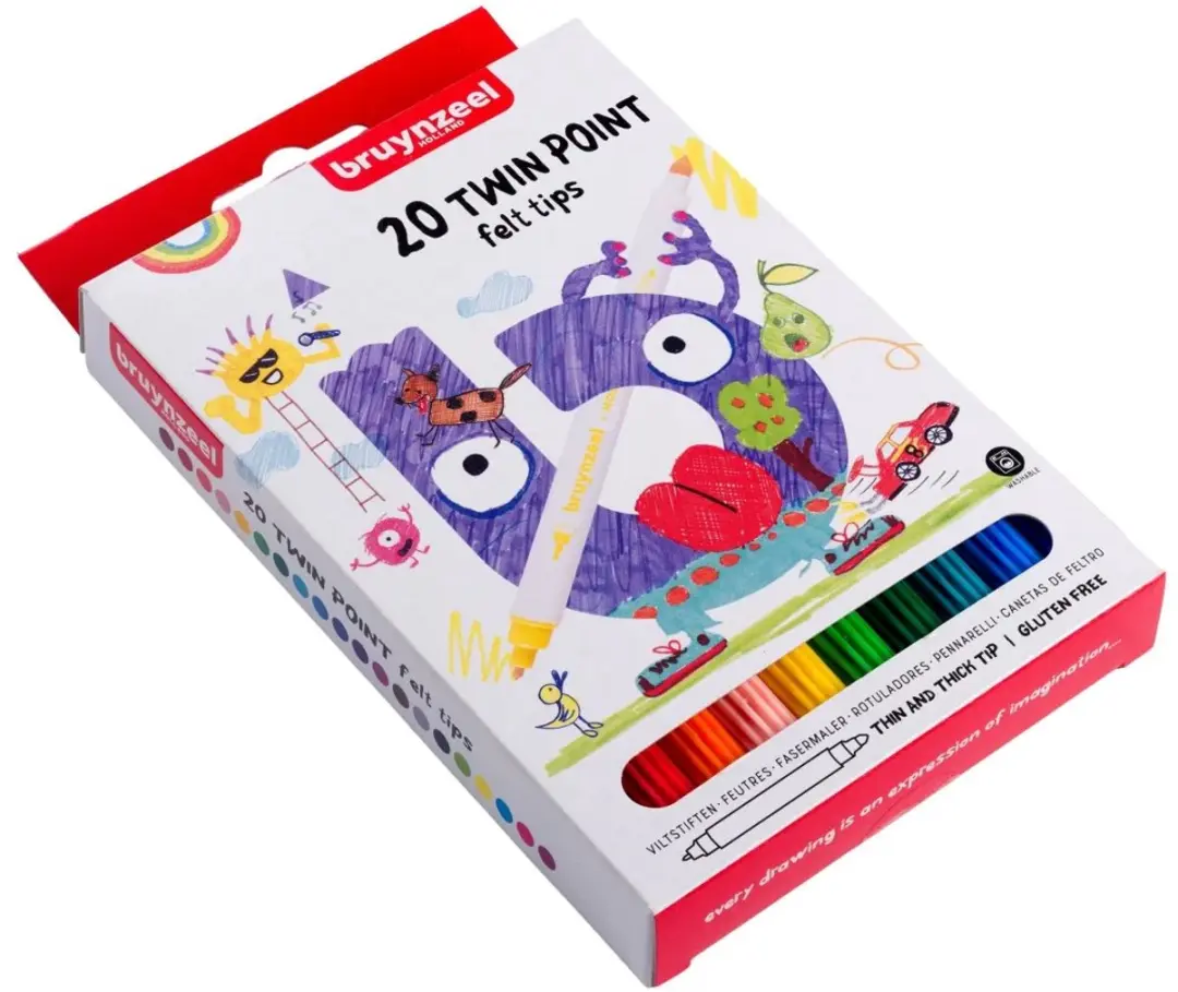 BRUYNZEEL Twin Point Stiften - 20 Stuks - Assorti - afbeelding 6 van 6