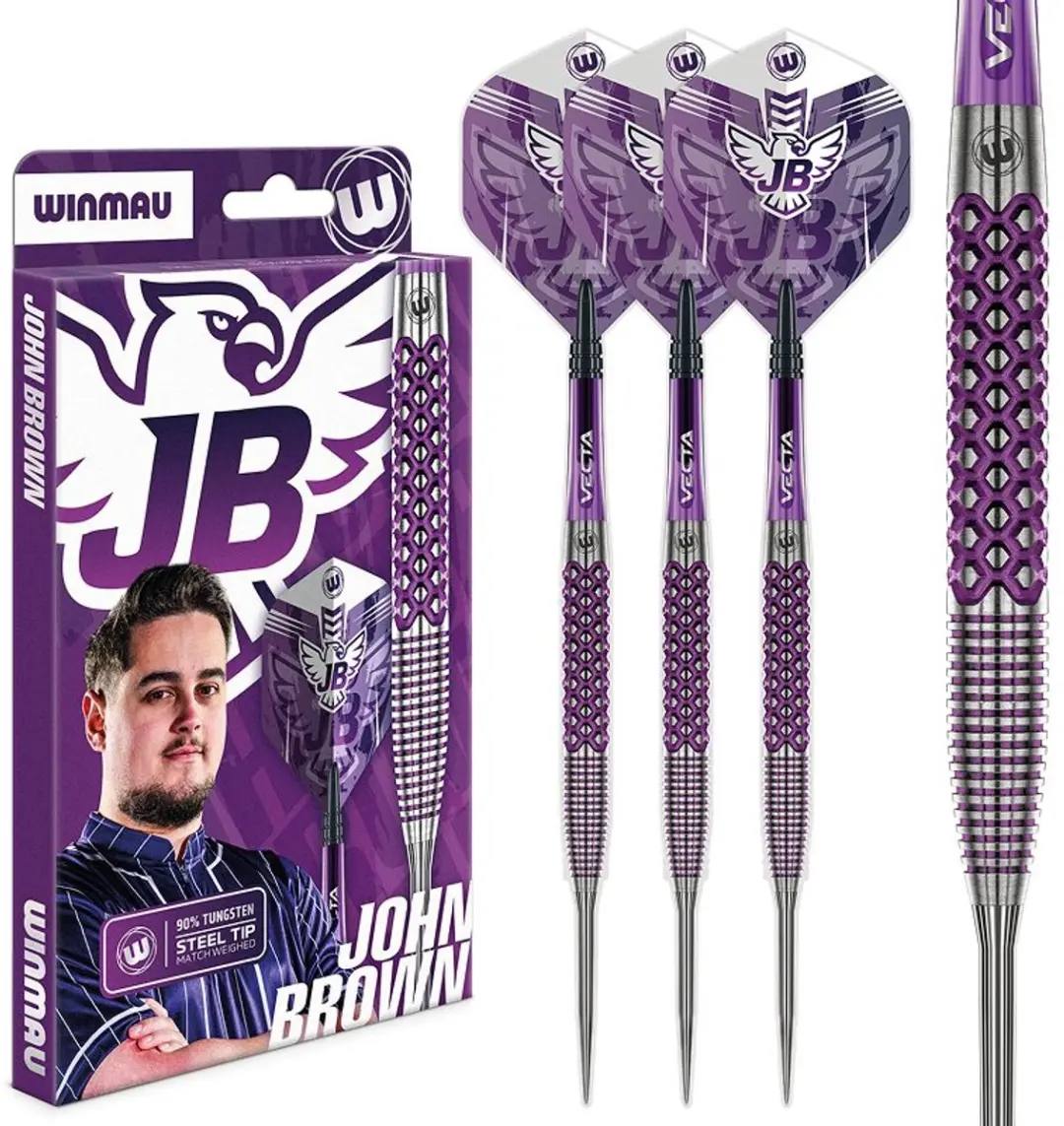 Winmau John Brown 90% Dartpijlen
