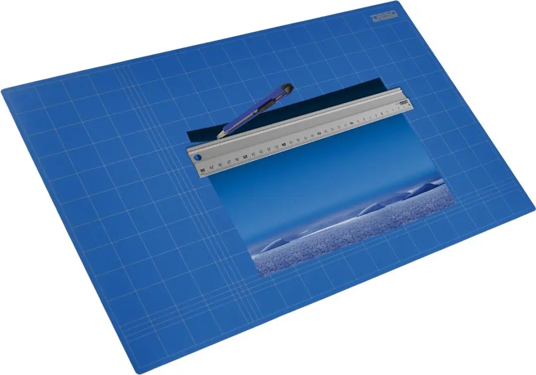 Desq Snijmat 86.10693 - 60x90cm Blauw