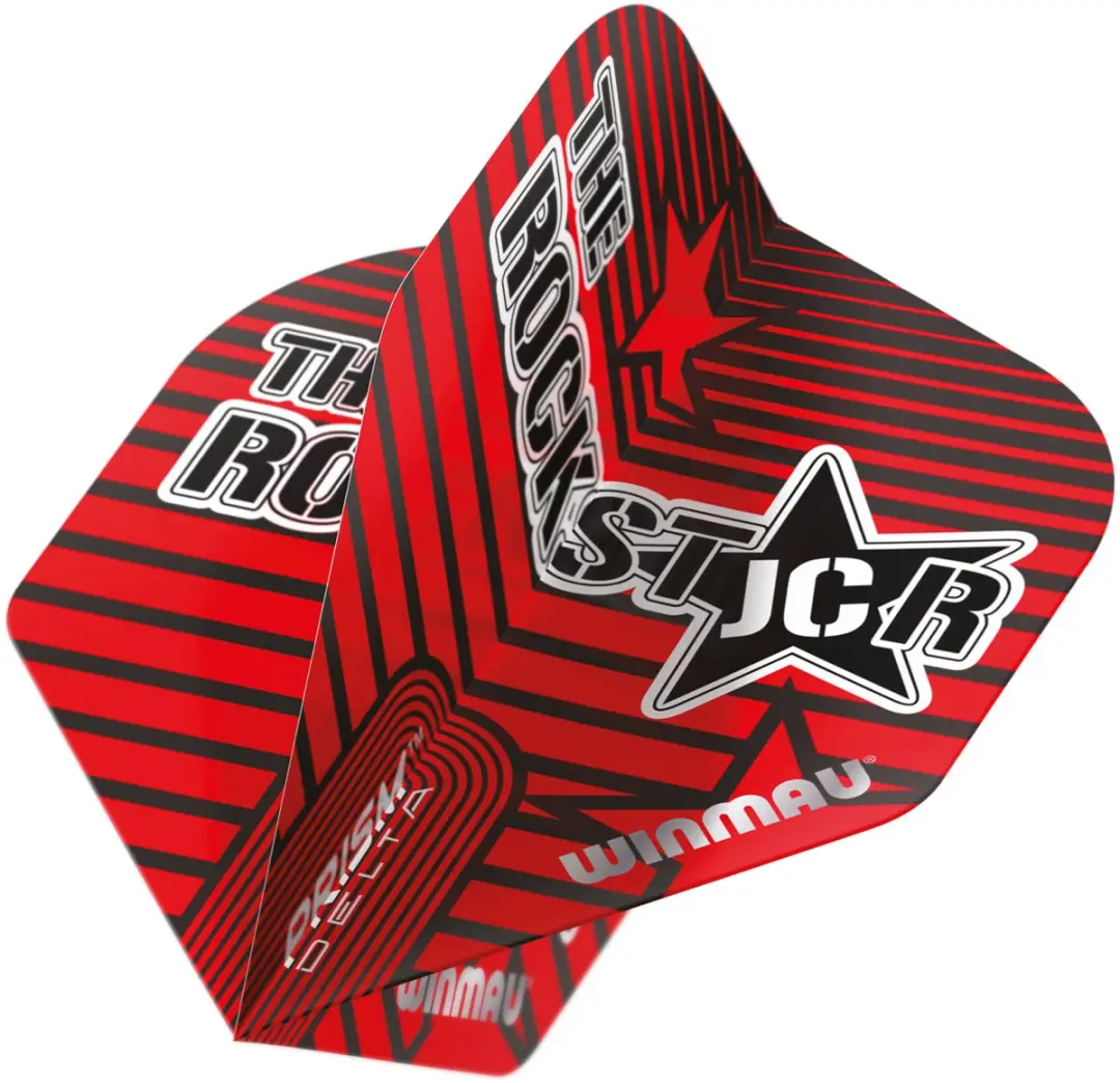 Winmau Prism Delta Pro Design Joe Cullen V1 Dart Flights - 3 Stuks - Rood/Zwart