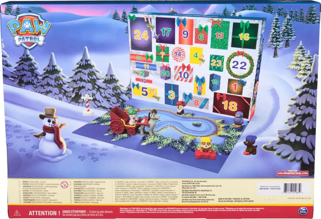 PAW Patrol Adventskalender 2024 - 24 Verrassingen Multicolor