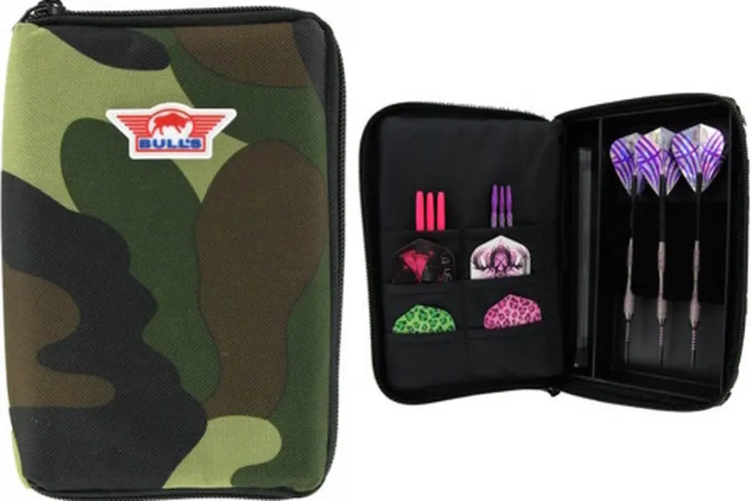 Bull's Unitas Camo Nylon Dart Case - Multi
