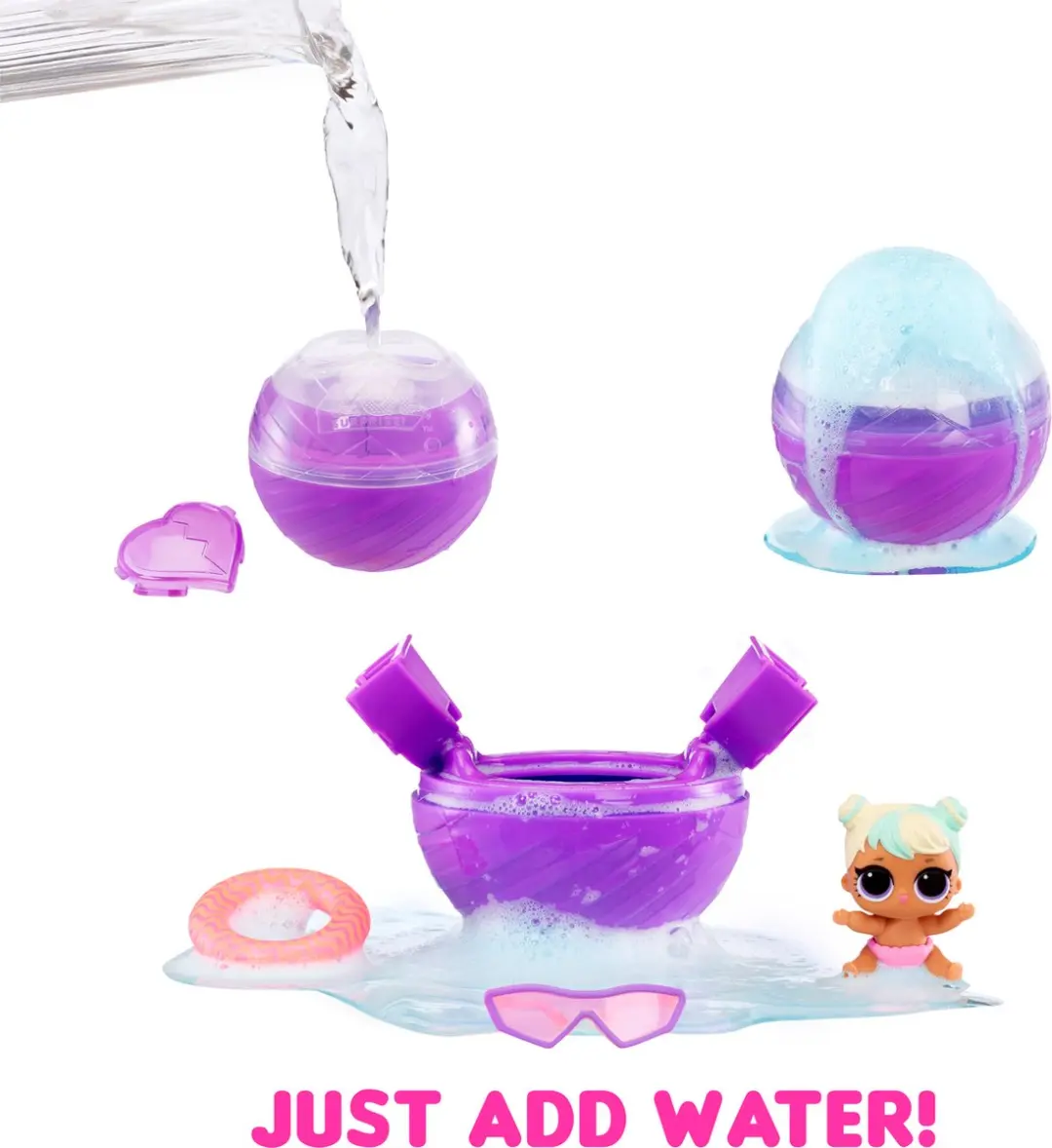 LOL! Surprise! Bubble Surprise Lil Sisters Minipop - Meerkleurig