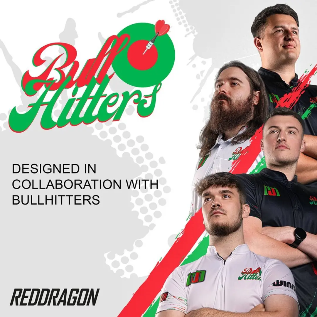 Red Dragon Bullhitters V1 Dartpijlen - 3 Stuks - Zilver/Zwart