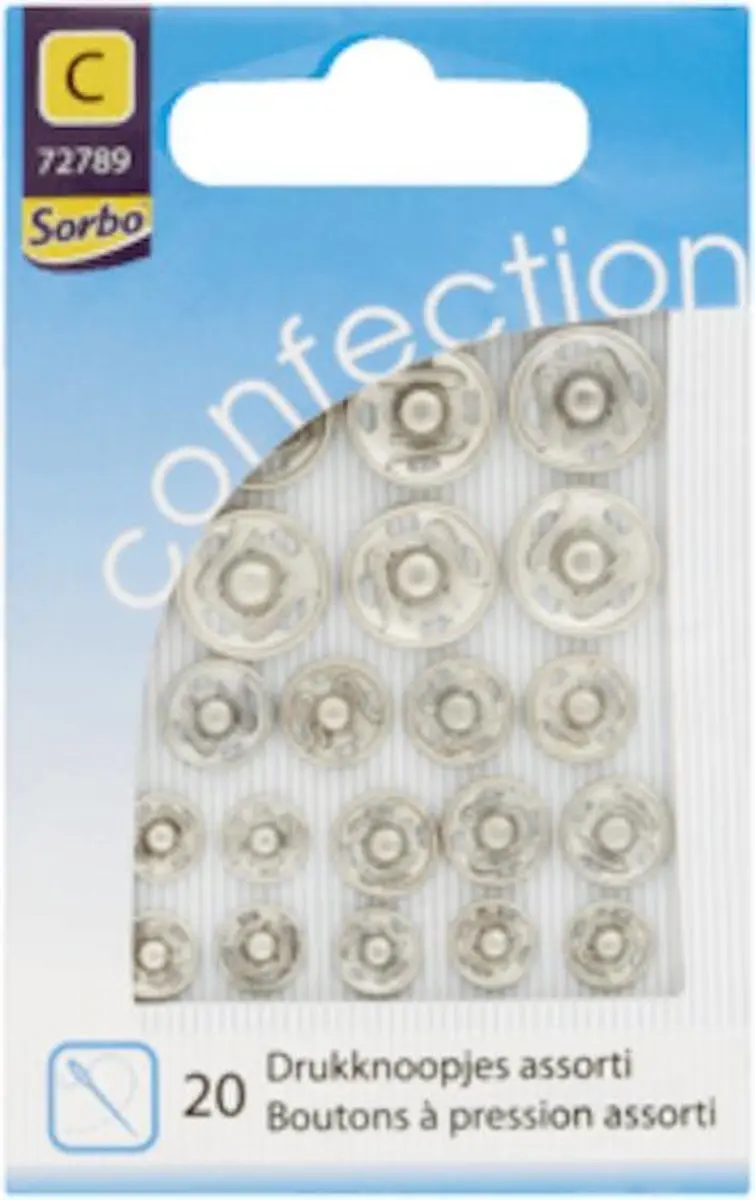 Sorbo Confection Drukknopen 20 Stuks