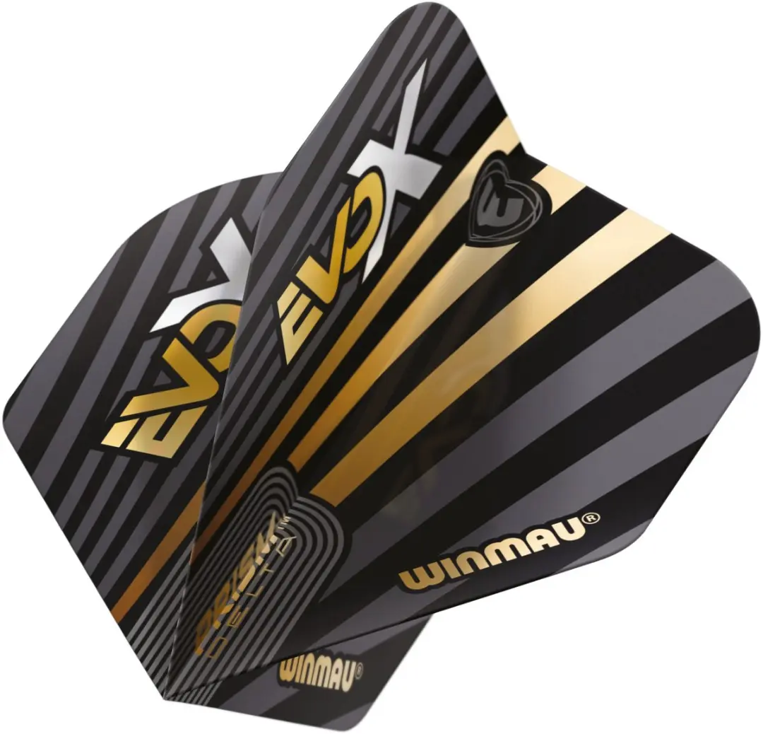 Winmau Michael van Gerwen Prism Delta EVO-X Dart Flights - 3 Stuks - Zwart