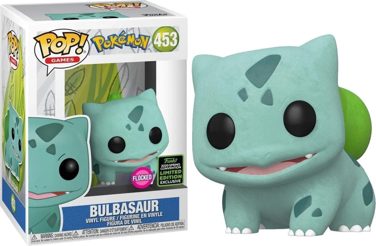 Funko Pop! Pokémon Bulbasaur Flocked