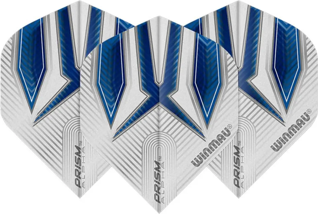 Winmau Prism Alpha Beaton Dart Flights 3 Stuks - Blauw/Wit