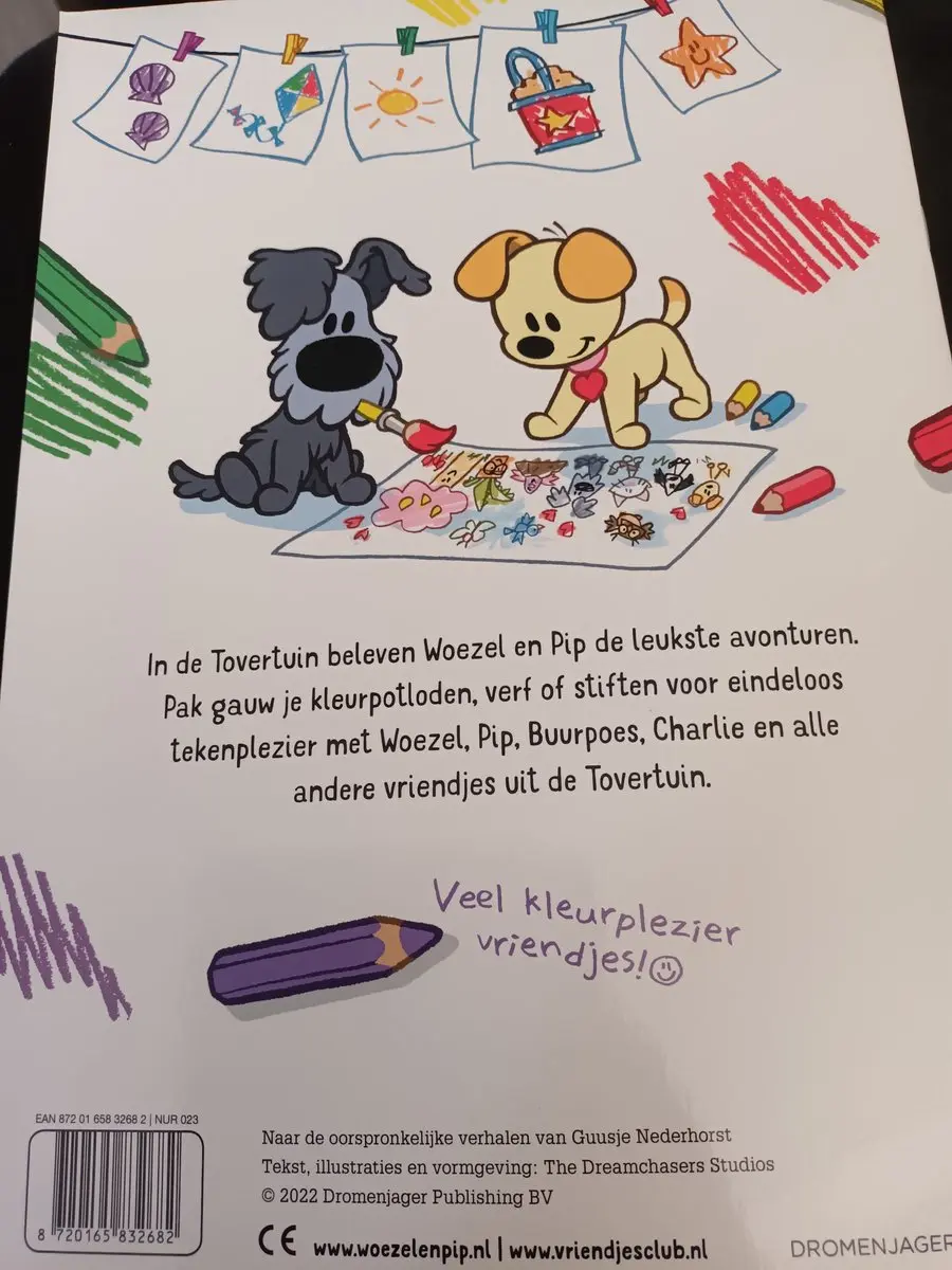 Woezel & Pip Kleurboek Zomerkleuren
