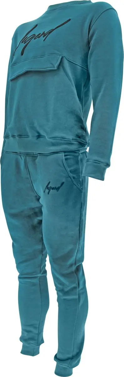 Legend Signature Milano Joggingpak 110 - Zwart/ Groen