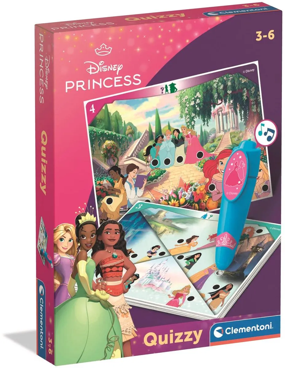 Clementoni Quizzy Disney Prinsessen Educatief Spel